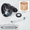 Cavaca Plafoniera, Faretto da soffitto Nero, 1-Luce