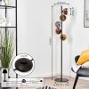 Koyoto Lampada a sfera, Lampada da terra 33 cm Oro, Chiaro, Ramato, Grigio fumo, 5-Luci