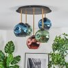 Ripoll Plafoniera, Lampada a sfera Ottone, Nero, 5-Luci Ripoll Plafoniera, Lampada a sfera Ottone, Nero, 5-Luci