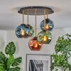 Ripoll Plafoniera, Lampada a sfera Ottone, Nero, 5-Luci Ripoll Plafoniera, Lampada a sfera Ottone, Nero, 5-Luci