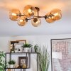Koyoto Plafoniera, Lampada a sfera 59 cm Ambrato, 6-Luci