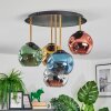 Ripoll Plafoniera, Lampada a sfera Ottone, Nero, 5-Luci