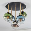 Gastor Plafoniera, Lampada a sfera Ottone, Nero, 5-Luci