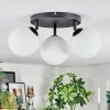 Chehalis Plafoniera, Lampada a sfera Bianco, 3-Luci