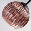 Koyoto Plafoniera, Lampada a sfera 59 cm Blu, Oro, Ramato, 6-Luci