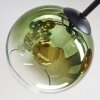Koyoto Plafoniera, Lampada a sfera 59 cm Blu, Oro, Verde, Chiaro, Ramato, 6-Luci