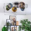 Koyoto Plafoniera, Lampada a sfera 59 cm Blu, Oro, Verde, Chiaro, Ramato, 6-Luci