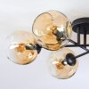 Ripoll Plafoniera, Lampada a sfera Ambrato, Chiaro, 6-Luci