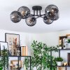 Koyoto Plafoniera, Lampada a sfera 59 cm Grigio fumo, 6-Luci