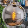 Koyoto Lampadario a sospensione, Lampada a sfera, Lampada a sospensione Oro, Nero, 5-Luci