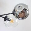 Ripoll Plafoniera, Lampada a sfera Ambrato, Chiaro, Grigio fumo, 6-Luci