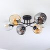 Ripoll Plafoniera, Lampada a sfera Ambrato, Chiaro, Grigio fumo, 6-Luci