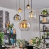 Koyoto Lampadario a sospensione, Lampada a sfera, Lampada a sospensione Oro, Nero, 5-Luci