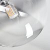 Chehalis Plafoniera, Lampada a sfera Chiaro, Grigio fumo, 4-Luci