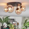Chehalis Plafoniera, Lampada a sfera Ambrato, Chiaro, 4-Luci
