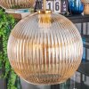 Koyoto Lampadario a sospensione, Lampada a sfera, Lampada a sospensione Oro, Nero, 5-Luci