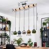 Koyoto Lampadario a sospensione, Lampada a sfera, Lampada a sospensione Écru, Nero, 5-Luci
