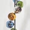 Koyoto Lampada a sfera, Lampada da terra Blu, Cromo, Oro, Verde, Grigio fumo, 6-Luci