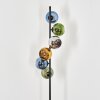 Koyoto Lampada a sfera, Lampada da terra Blu, Cromo, Oro, Verde, Grigio fumo, 6-Luci