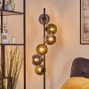 Koyoto Lampada a sfera, Lampada da terra Blu, Cromo, Oro, Verde, Grigio fumo, 6-Luci