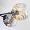 Ripoll Plafoniera, Lampada a sfera Ambrato, Chiaro, Grigio fumo, 6-Luci