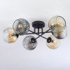 Ripoll Plafoniera, Lampada a sfera Ambrato, Chiaro, Grigio fumo, 6-Luci