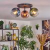 Koyoto Plafoniera, Lampada a sfera Blu, Verde, Ramato, 3-Luci