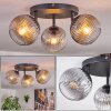 Koyoto Plafoniera, Lampada a sfera Chiaro, Grigio fumo, 3-Luci