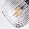 Koyoto Plafoniera, Lampada a sfera Chiaro, Grigio fumo, 3-Luci