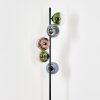 Koyoto Lampada a sfera, Lampada da terra 32 cm Blu, Verde, Chiaro, Ramato, 5-Luci
