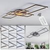 Manor Plafoniera LED Nero, 1-Luce