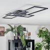 Manor Plafoniera LED Nero, 1-Luce