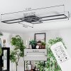 Manor Plafoniera LED Nero, 1-Luce