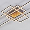 Manor Plafoniera LED Nero, 1-Luce