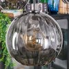 Koyoto Lampadario a sospensione, Lampada a sfera, Lampada a sospensione Grigio fumo, 5-Luci