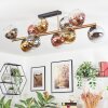 Koyoto Plafoniera, Lampada a sfera Oro, Nero, 10-Luci