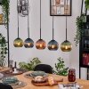 Koyoto Lampadario a sospensione, Lampada a sfera, Lampada a sospensione Écru, Nero, 5-Luci