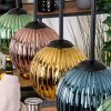 Koyoto Lampadario a sospensione, Lampada a sfera, Lampada a sospensione Écru, Nero, 5-Luci