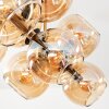 Koyoto Plafoniera, Lampada a sfera Oro, Nero, 10-Luci
