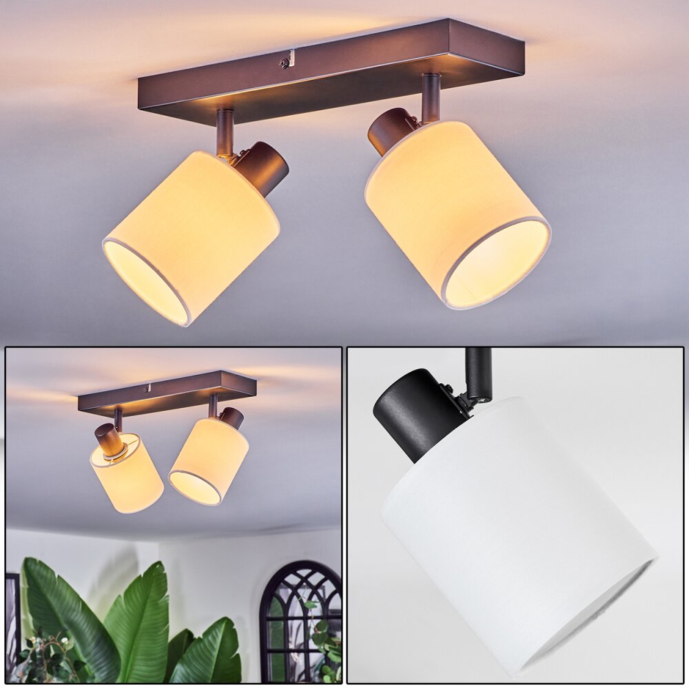 Fallhagen Plafoniera, Faretto da soffitto Nero, 2-Luci main product photo