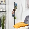 Koyoto Lampada a sfera, Lampada da terra Blu, Oro, Verde, Chiaro, Ramato, 6-Luci