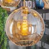 Koyoto Lampadario a sospensione, Lampada a sfera, Lampada a sospensione Oro, Nero, 5-Luci