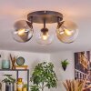 Gastor Plafoniera, Lampada a sfera Ambrato, Chiaro, Grigio fumo, 3-Luci Gastor Plafoniera, Lampada a sfera Ambrato, Chiaro, Grigio fumo, 3-Luci