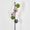 Gastor Lampada a sfera, Lampada da terra 33 cm Blu, Cromo, Verde, Ramato, Grigio fumo, 5-Luci