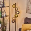 Gastor Lampada a sfera, Lampada da terra 34 cm Blu, Cromo, Verde, Grigio fumo, 6-Luci