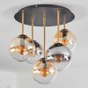 Gastor Plafoniera, Lampada a sfera Ottone, Nero, 5-Luci Gastor Plafoniera, Lampada a sfera Ottone, Nero, 5-Luci