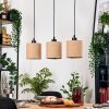 Soungou Lampadario a sospensione, Lampada a sospensione Écru, Nero, 3-Luci