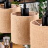 Soungou Lampadario a sospensione, Lampada a sospensione Écru, Nero, 3-Luci
