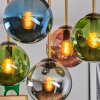 Gastor Plafoniera, Lampada a sfera Oro, Nero, 5-Luci