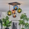 Gastor Plafoniera, Lampada a sfera Oro, Nero, 5-Luci